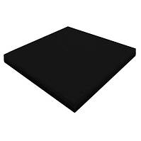 Гумова плитка 500х500х40 мм - Чорний