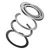 Підставка для мобільного Baseus Halo Series Foldable Metal Ring Stand, Silver, фото 8