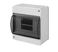 Розподільний щиток, корпус під 4-6 автомати з кришкою, Nova накладний білий