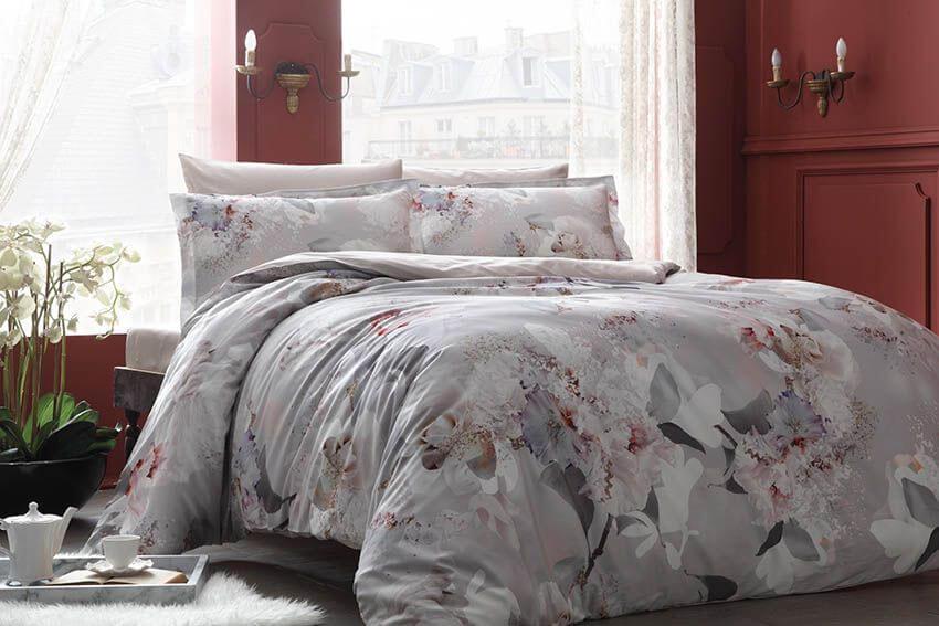 Двоспальний Євро комплект ТАС Lyric Сатин-Digital, фото 1