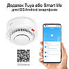 Комплект з 2х wifi датчиків диму (пожежних датчиків) з сиреною Nectronix YG400A, додаток Tuya smart, фото 4