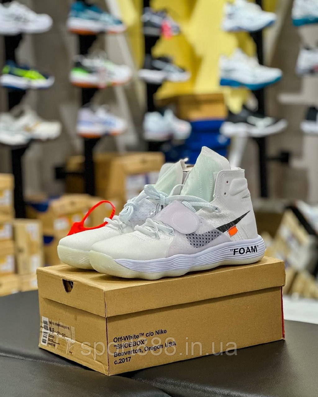 Eur38-46 Nike React Hyperdunk 2017 Гиперданк Flyknit Off-White