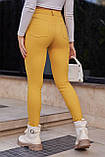 Жіночі штани-джогери джинс бенгалін 42-44,46-48,50-52,54-56,58-60 жовт,Чорн,бел, голок, ст.син, олив,мал,мал, фото 2