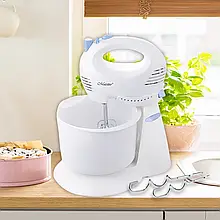 Кухонний стаціонарний міксер з чашею Maestro MR-554, 5 швидкостей, 300 Вт (235)