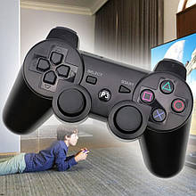 Геймпад бездротовий DualShock PS3 Bluetooth джойстик, Чорний (206)