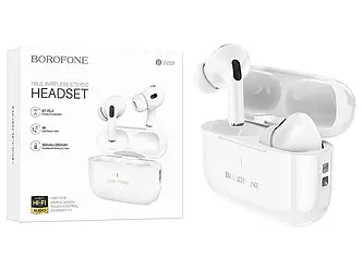 Гарнітура Double з кейсом Bluetooth Borofone BW59 True 132шт 6668