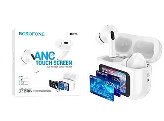 Гарнітура Bluetooth сенсорний екран бездротове шумозаглушення ANC Borofone Brocade BW76 102шт 6346
