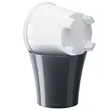 Вазон для квітів Arte 0,6 л антрацит, фото 2