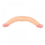 Двоконечний фалоімітатор 35 см, Фалос для подвійної стимуляції, Анально-вагінальний стимулятор, Інтимні іграшк, фото 2