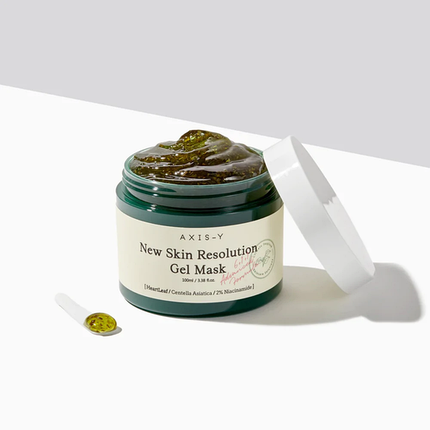 Заспокійлива гелева маска для обличчя AXIS-Y New Skin Resolution Gel Mask 100 мл, фото 3
