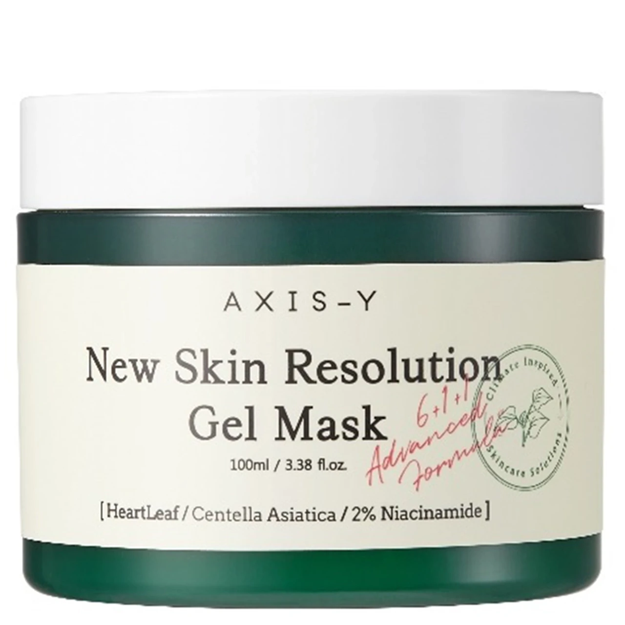 Заспокійлива гелева маска для обличчя AXIS-Y New Skin Resolution Gel Mask 100 мл