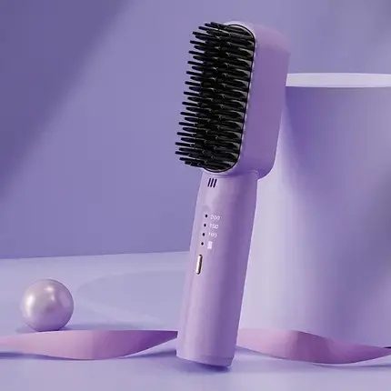 Бездротовий випрямляч для волосся Yopin Mini Hair Artererers 2600MH Бездротовий акумуляторний гребінець, фото 1