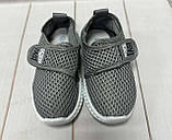 Дитячі кросівки літні Vesnoe сітка сірі 29 17.5 см, фото 3