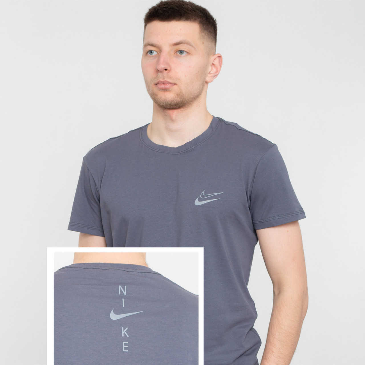 Чоловіча футболка Nike GM-2504 (спинка) фуме