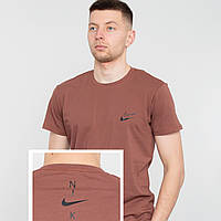 Чоловіча футболка Nike GM-2504 (спинка) теракот