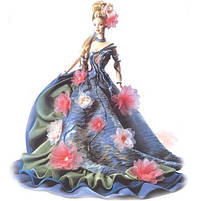 Колекційна лялька Барбі "Кушинка"/Water Lily Barbie Doll Claude Monet Limited Edition (1997), фото 6