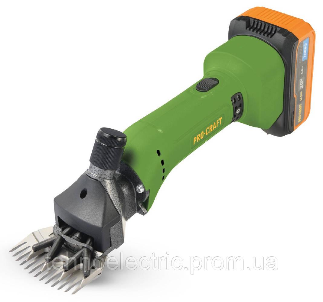 Акумуляторна машинка для овець Procraft SC20(2А/Г та ЗП), фото 1