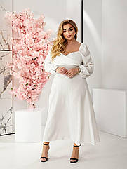 Плаття жіноче довге трикотажне 667 Розміри 48 - 66