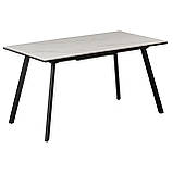 Обідній стіл Форестер AMF розсувний140-180х80 см білий камінь, фото 3