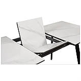 Обідній стіл Форестер AMF розсувний140-180х80 см білий камінь, фото 2