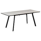Обідній стіл Форестер AMF розсувний140-180х80 см білий камінь, фото 4