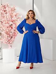 Плаття жіноче довге трикотажне 667 Розміри 48 - 66