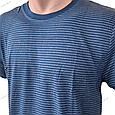 Футболка чоловіча 100% бавовна 48 зручна в полоску, фото 2