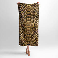 Рушник з принтом «Зміїна луска. Текстура. Snake scales. Texture»