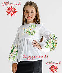 БД 11 (Світанок) Заготовка сорочки для дівчинки