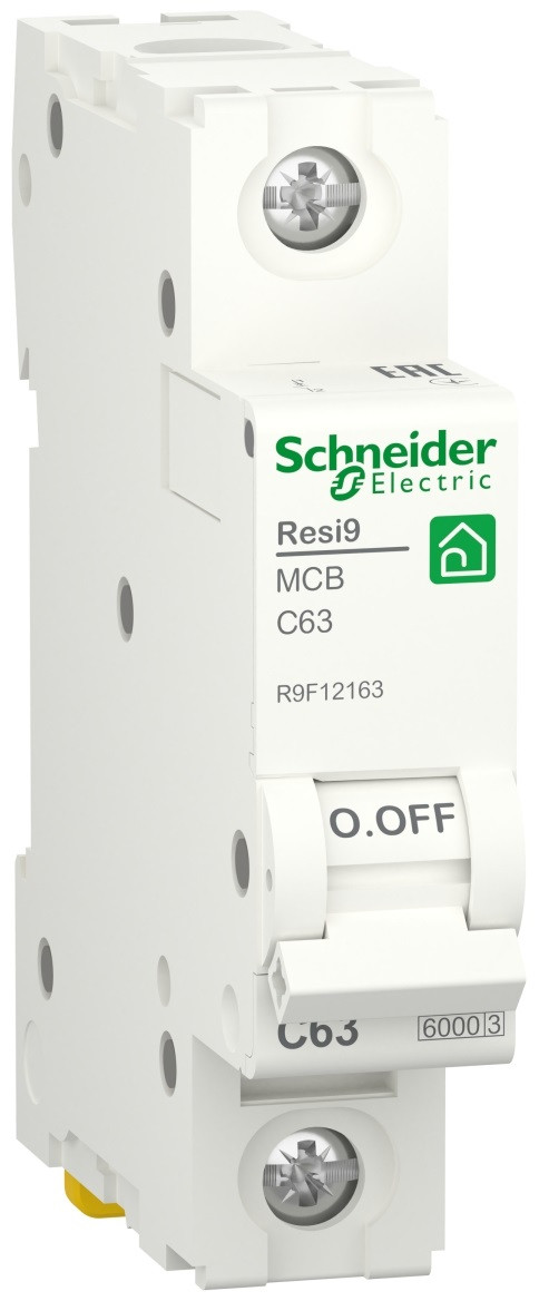 АВТ ВИМ RESI9 6kA 1P 63A C, Schneider Electric