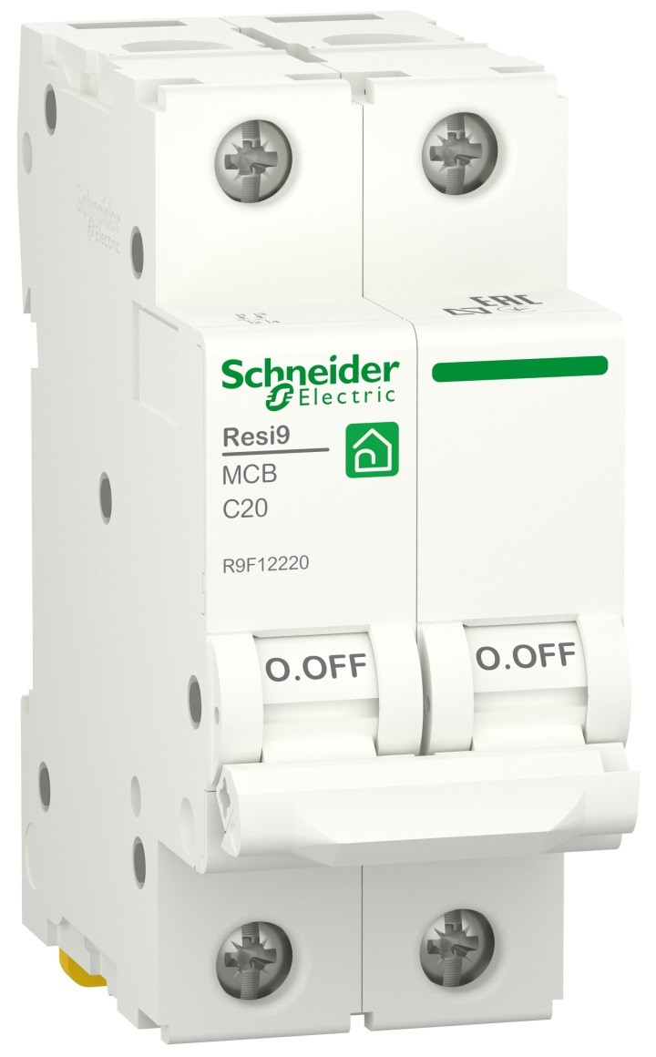 АВТ ВИМ RESI9 6kA 2P 20A C, Schneider Electric