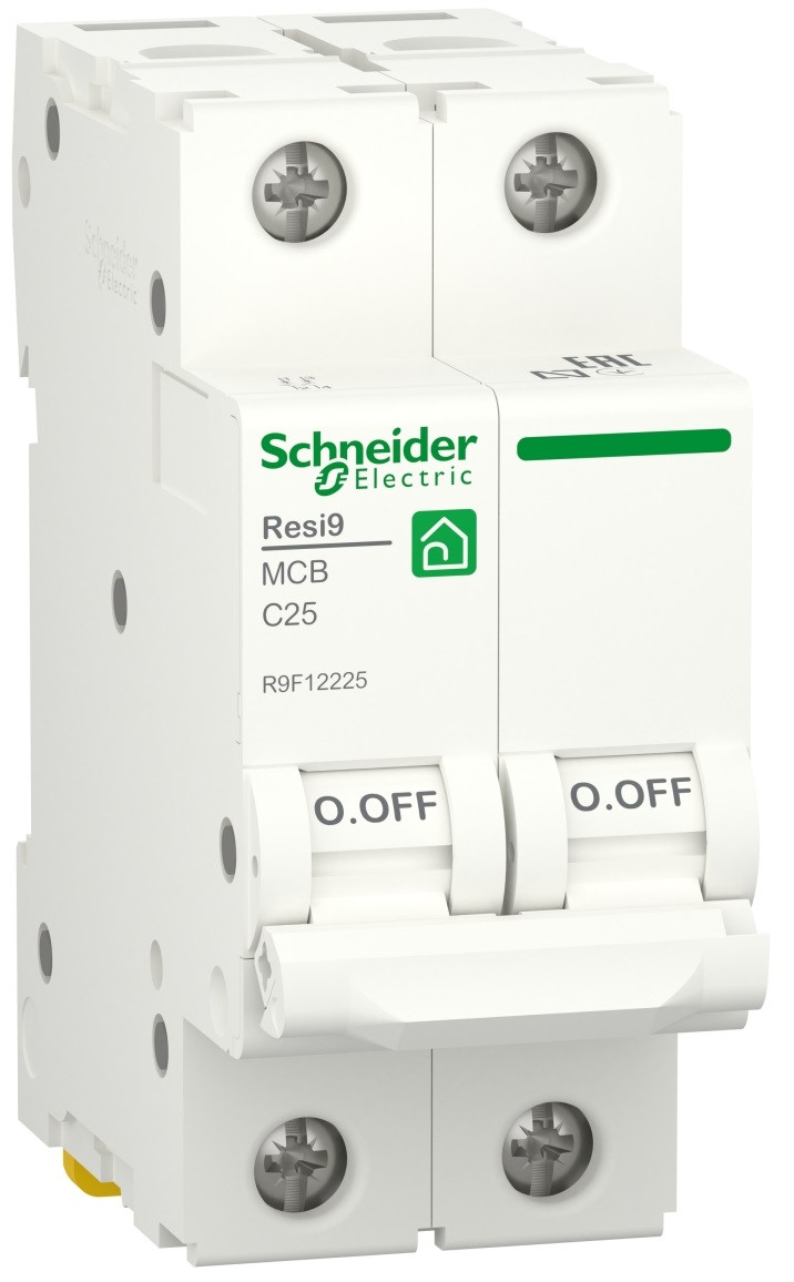 АВТ ВИМ RESI9 6kA 2P 25A C, Schneider Electric