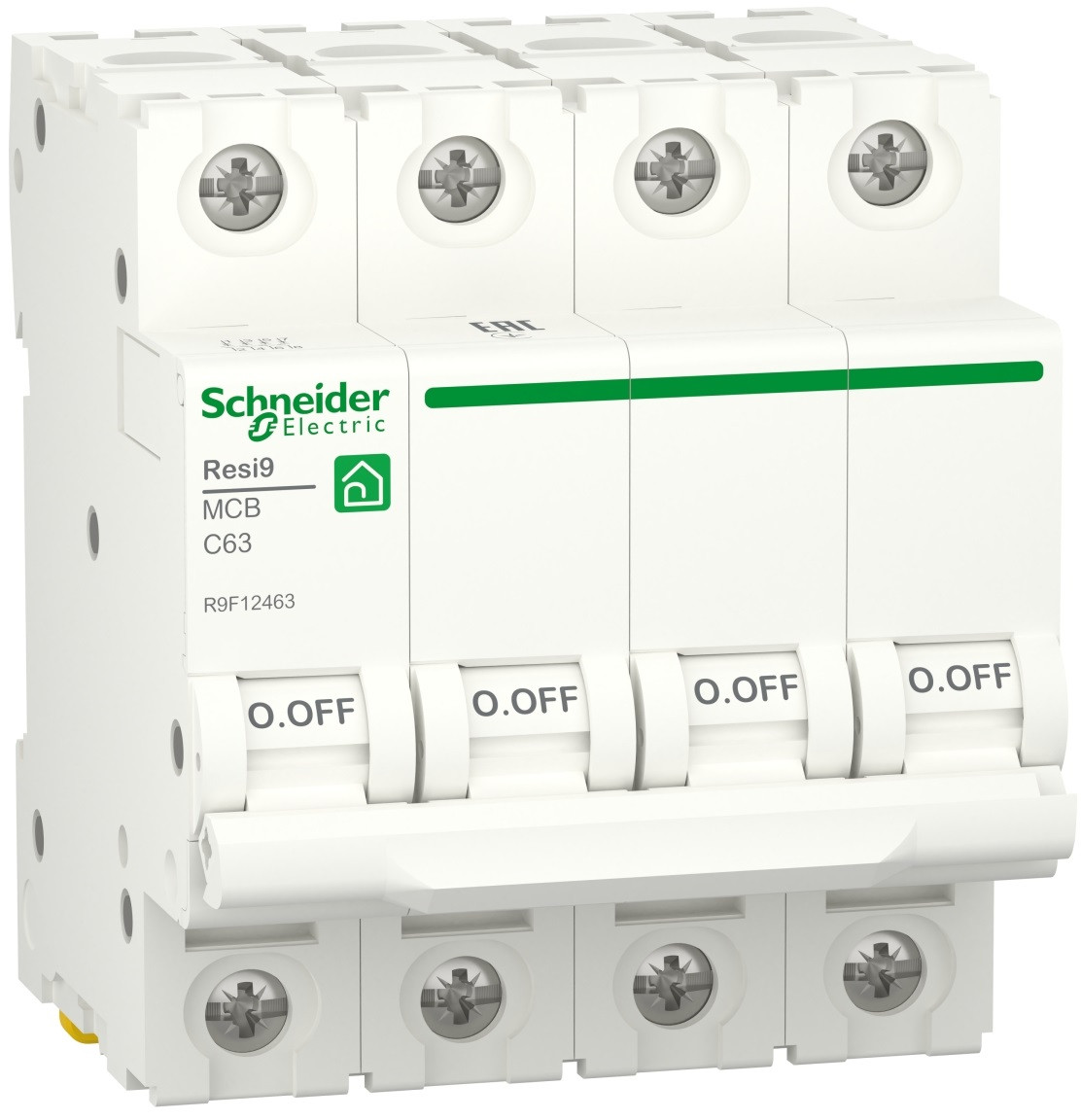 АВТ ВИМ RESI9 6kA 4P 63A C, Schneider Electric
