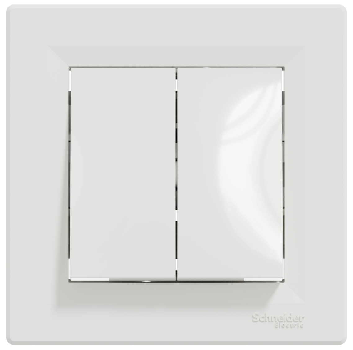 Вимикач 2-кл білий Asfora, SCHNEIDER ELECTRIC
