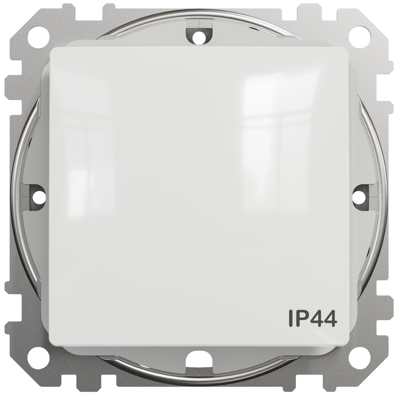 Однокл вим IP44 Білий Sedna Design, Schneider Electric, фото 1