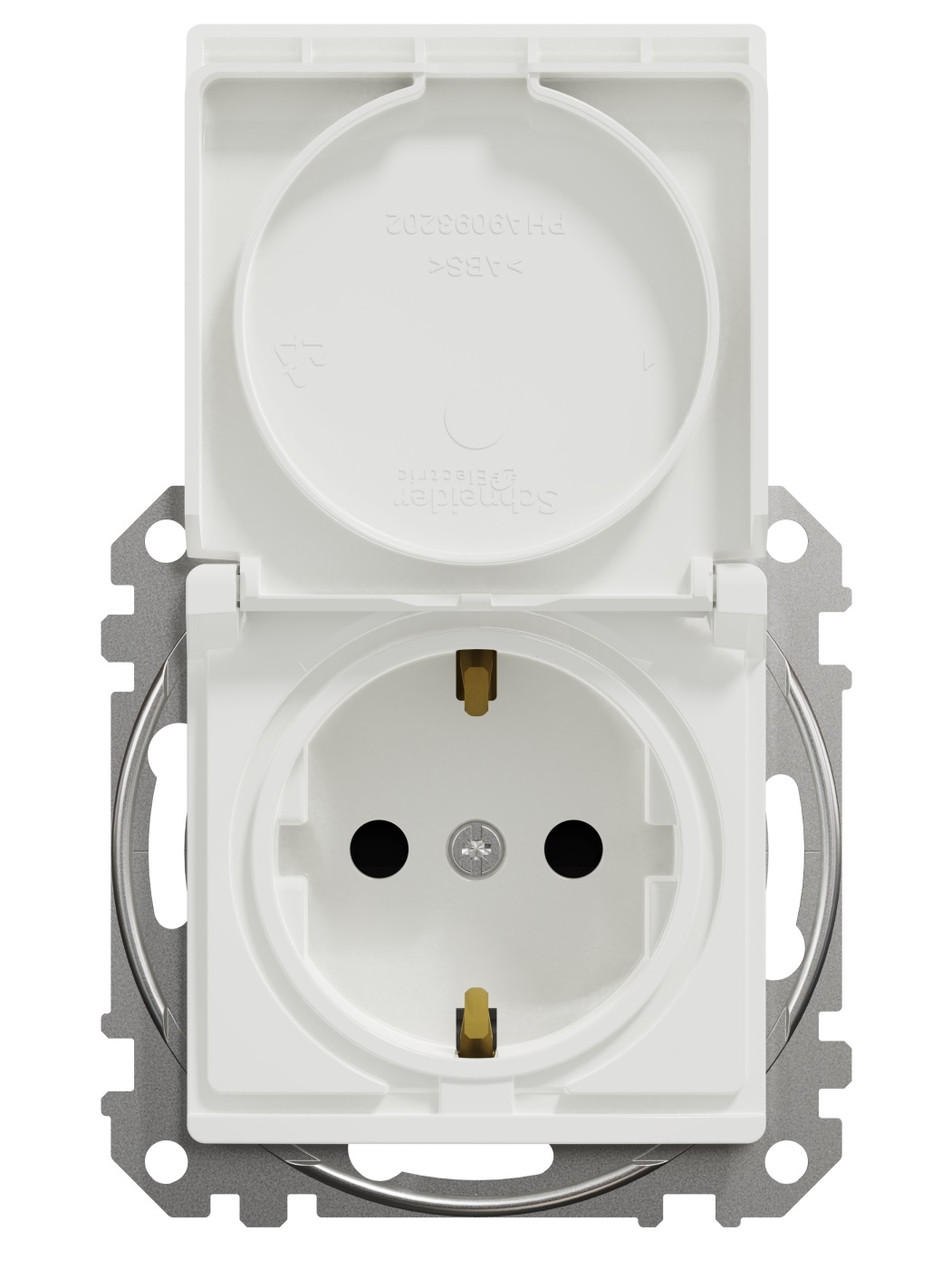 Р-ка з/з та з/шт криш Білий Sedna Design, Schneider Electric