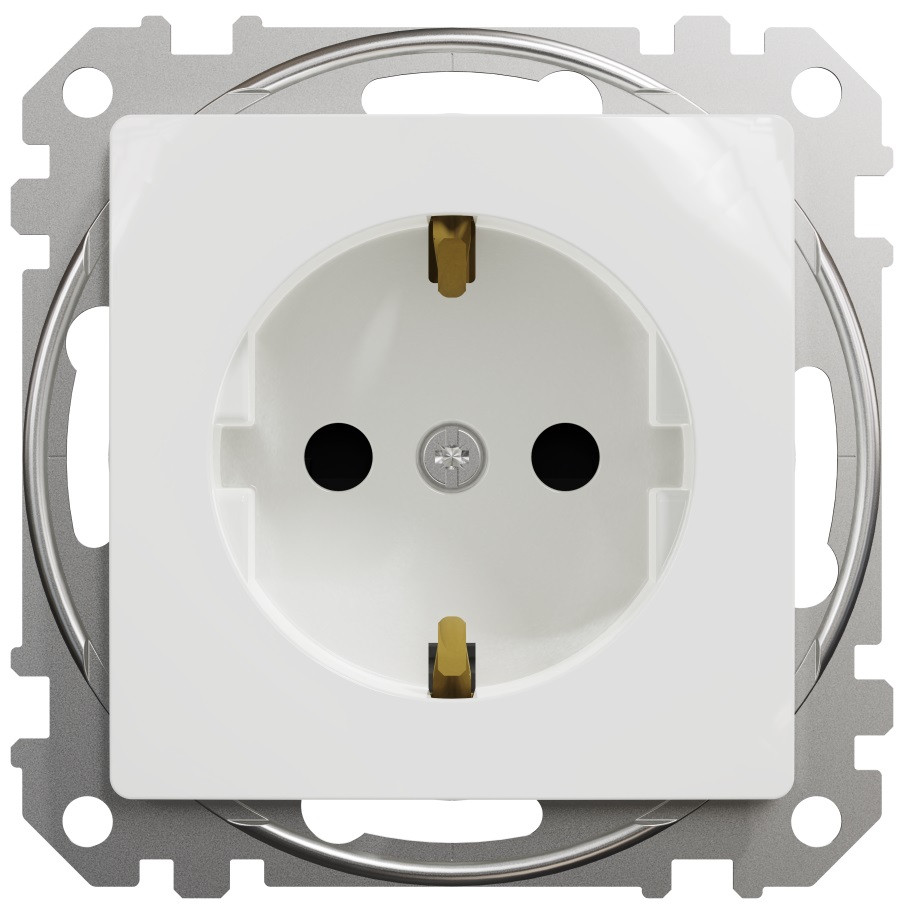 Роз з/з та з/шт Білий Sedna Design, Schneider Electric
