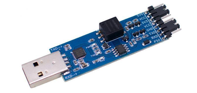 USB до UART послідовний модуль з ізоляцією сигналу USB до TTL, CP2102, 5 В/3,3В