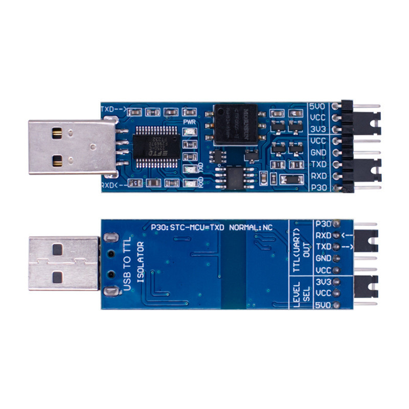 USB до UART послідовний модуль з ізоляцією сигналу USB до TTL, FT232, 5 В/3,3В