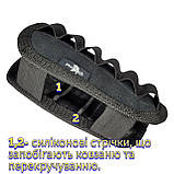 Патронташ на приклад на 6 патронів .12 калібру для дозарядки Патронташ Marck-men на приклад для дозарядки. Чорний, фото 3