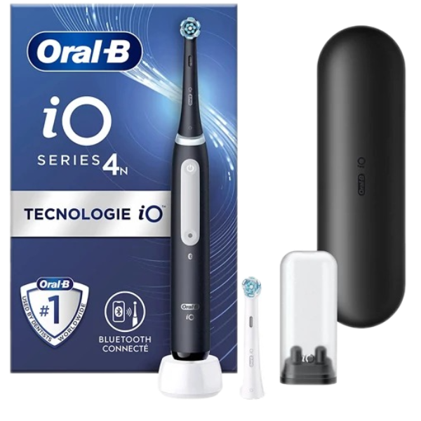 Електрична зубна щітка Oral-B iO 4 Black Matt (2 нас.)