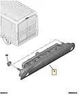Задній додатковий ліхтар стоп-сигналу Fiat Ducato 250, Peugeot Boxer, Citroen Jumper (2006-2014), 6351Z4, фото 5