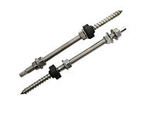 Гвинт-шуруп нержавіючий М10*200 в зборі