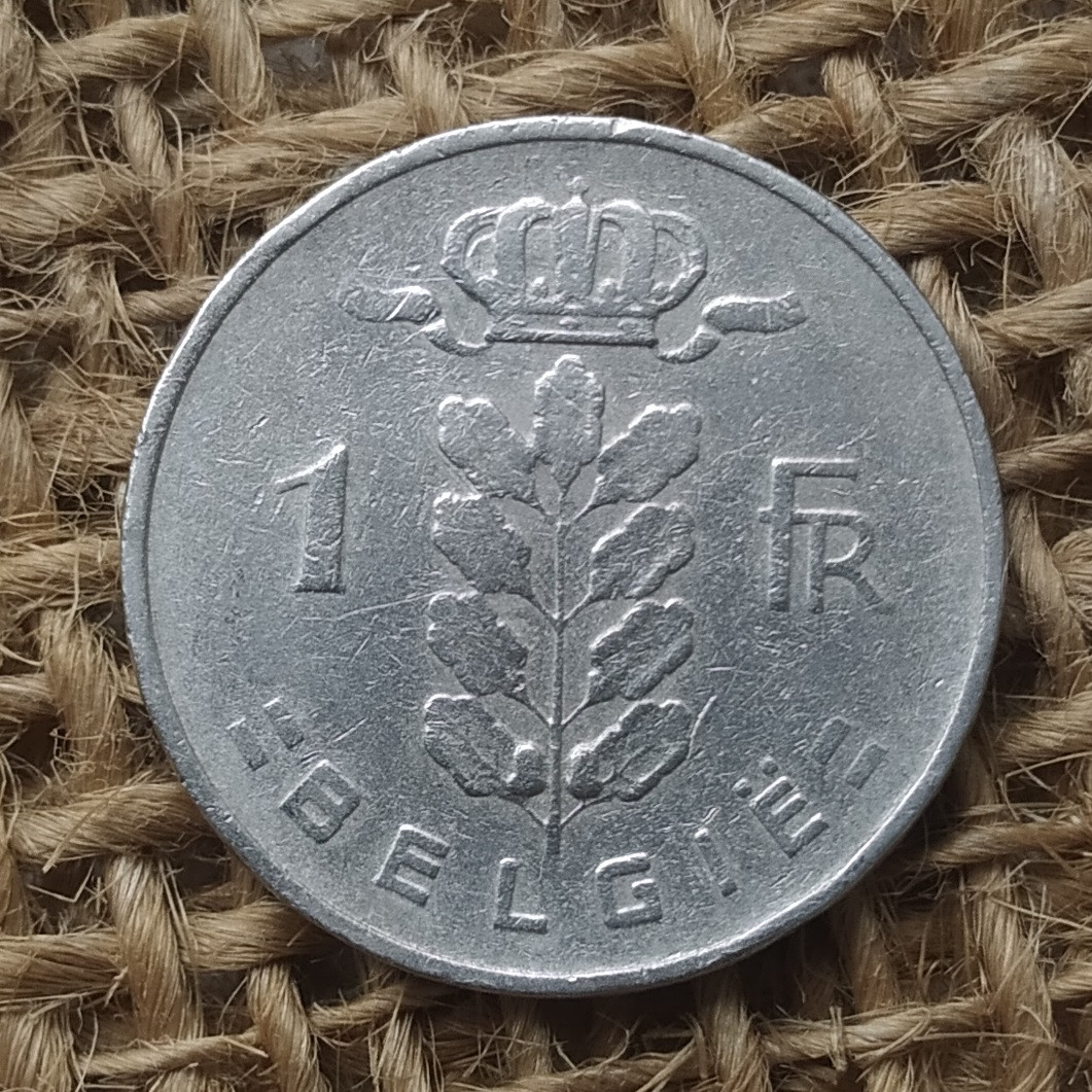 1 франк 1953 року. Бельгiя