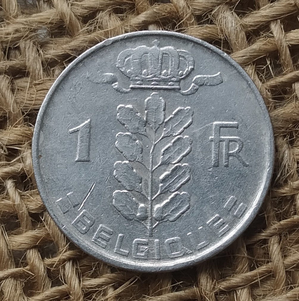 1 франк 1958 року. Бельгiя