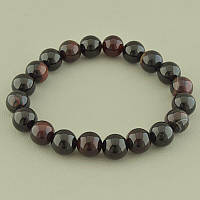 Браслет із натуральних каменів Турмалін і Сердолик 20 см