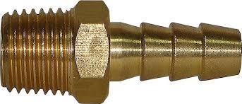 Штуцер латунний D=6мм різьблення зовнішнє 1/8, фото 1