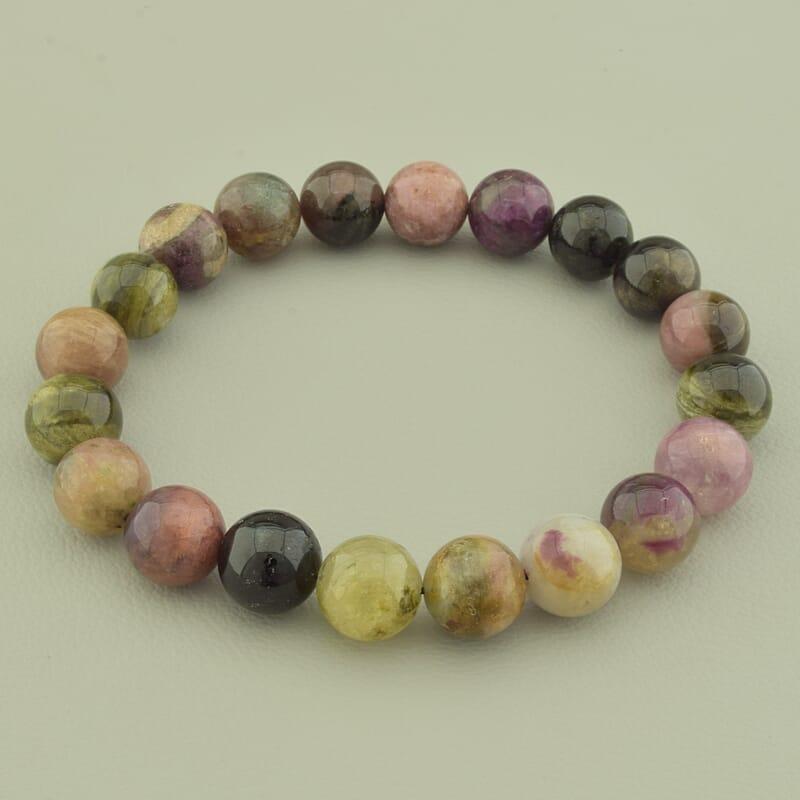 Браслет із натурального каменю Турмалін 18 см, фото 1