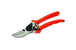 Професійний садовий секатор з алюмінієвими прогумованими ручками Mastertool 215 мм косий зріз