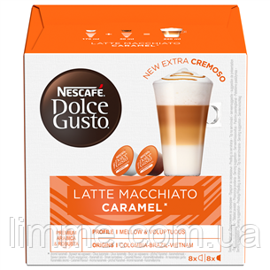 Кава в капсулах Nescafe Dolce Gusto Latte Macchiato Caramel 145,6г